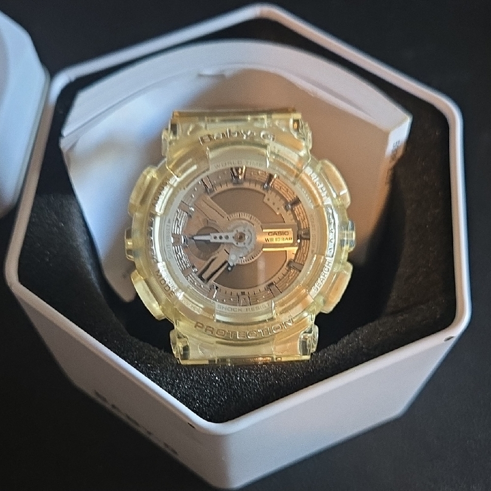 Casio 2013 G-Shock Baby G Transparent Watch Y2K Nostalgia Streetwear